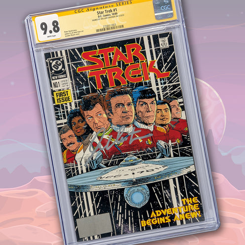 Star Trek #1 DC Comics 1989 CGC Signature Series 9.8 Signed William Shatner
