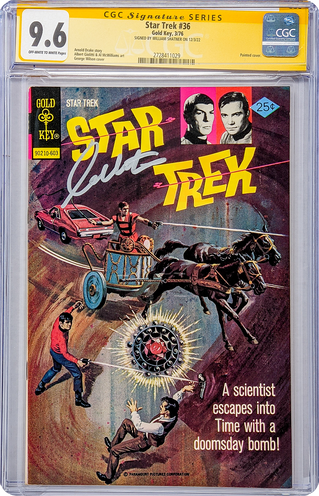 Star Trek #36 Gold Key Comics CGC Signature Series 9.6 Signed by William Shatner GalaxyCon