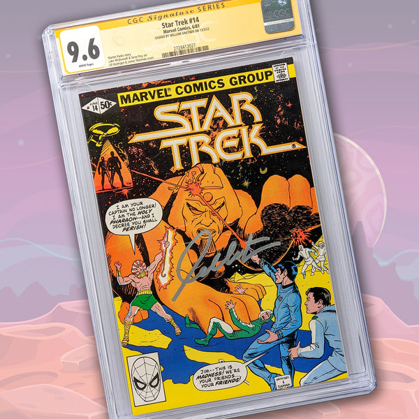 Star Trek #14 Marvel Comics CGC Signature Series 9.6 Signed by William Shatner