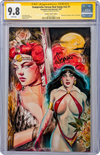 Vampirella Vs. Red Sonja #v2 #1 GalaxyCon Variant CGC Signature Series 9.8 Signed Suspiria GalaxyCon