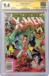 Marvel Comics Uncanny X-Men #166 CGC Signature Series 9.4 Signed X2 John Romita Jr. , Chris Claremont