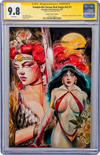 Vampirella Vs. Red Sonja #v2 #1 GalaxyCon Exclusive Virgin Variant CGC Signature Series 9.8 Signed Suspiria GalaxyCon