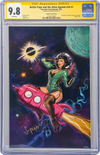 Bettie Page and the Alien Agenda #v6 #1 Dynamite Entertainment CGC Signature Series 9.8 Signed Suspiria GalaxyCon