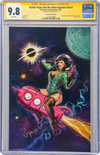 Bettie Page and the Alien Agenda #v6 #1 Dynamite Entertainment CGC Signature Series 9.8 Signed Suspiria GalaxyCon