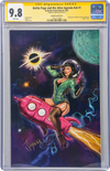 Bettie Page and the Alien Agenda #v6 #1 Dynamite Entertainment CGC Signature Series 9.8 Signed Suspiria GalaxyCon