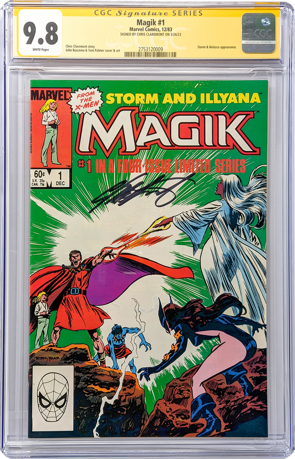 Magik #1 Marvel Comics CGC Signature Series 9.8 Signed Chris Claremont