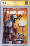 Star Wars: The Mandalorian #1 GalaxyCon Raleigh 2022 Exclusive Variant CGC Signature Series 9.8 Barnes Jeanty GalaxyCon