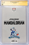 Star Wars: The Mandalorian #1 GalaxyCon Raleigh 2022 Exclusive Variant CGC Signature Series 9.8 Signed Barnes & Jeanty