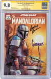 Star Wars: The Mandalorian #1 GalaxyCon Raleigh 2022 Exclusive Variant CGC Signature Series 9.8 Barnes Jeanty GalaxyCon