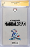 Star Wars: The Mandalorian #1 GalaxyCon Raleigh 2022 Exclusive Variant CGC Signature Series 9.8 Signed Barnes & Jeanty GalaxyCon