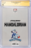 Star Wars: The Mandalorian #1 GalaxyCon Raleigh 2022 Exclusive Variant CGC Signature Series 9.8 Signed Barnes & Jeanty GalaxyCon