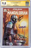 Star Wars: The Mandalorian #1 GalaxyCon Raleigh 2022 Exclusive Variant CGC Signature Series 9.8 Signed Barnes & Jeanty GalaxyCon