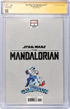 Star Wars: The Mandalorian #1 GalaxyCon Raleigh 2022 Exclusive Variant CGC Signature Series 9.8 Signed Barnes & Jeanty GalaxyCon