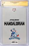 Star Wars: The Mandalorian #1 GalaxyCon Raleigh 2022 Exclusive Variant CGC Signature Series 9.8 Signed Barnes & Jeanty GalaxyCon