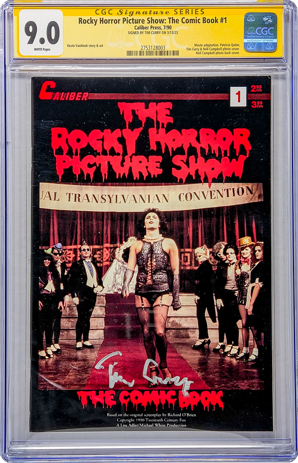 Rocky Horror Picture Show: The Comic Book #1 CGC Signature Series 9.0 Signed Tim Curry