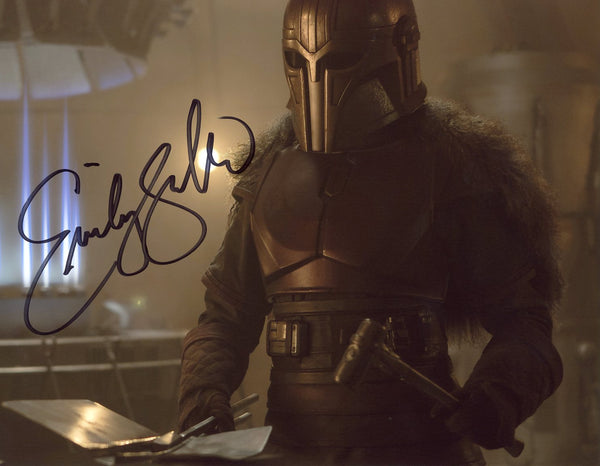 Emily Swallow Star Wars The Mandalorian 8x10 Signed Photo JSA Certified Autograph