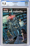Not All Robots #1 GalaxyCon Raleigh 2021 Exclusive Leila Leiz Variant Comic Book CGC Universal Grade 9.8
