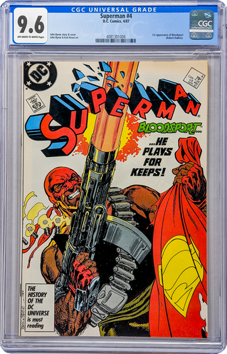 Superman #4 DC Comics CGC Universal Grade 9.6 GalaxyCon