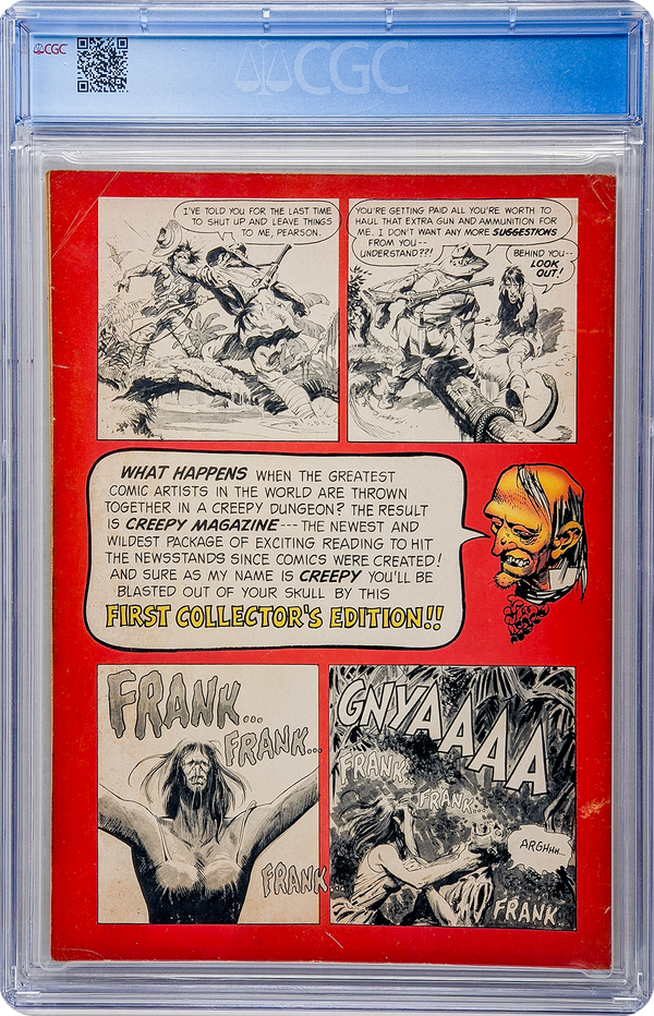 Creepy #1 Warren Publishing CGC Universal Grade 5.0