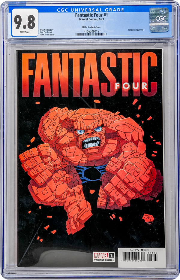 Marvel Fantastic Four #1 Frank Miller 1:400 Variant CGC Universal Grade 9.8