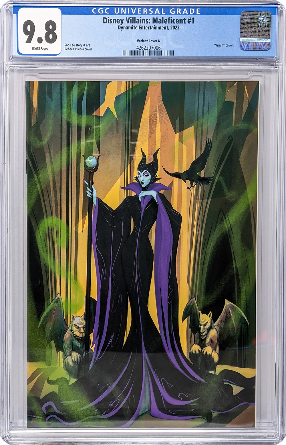 Disney Villains Maleficent #1 Puebla 1:50 Virgin Edition Variant CGC Universal 9.8
