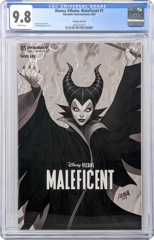 Disney Villains Maleficent #1 Nakayama 1:10 Variant Cover ZE CGC Universal 9.8