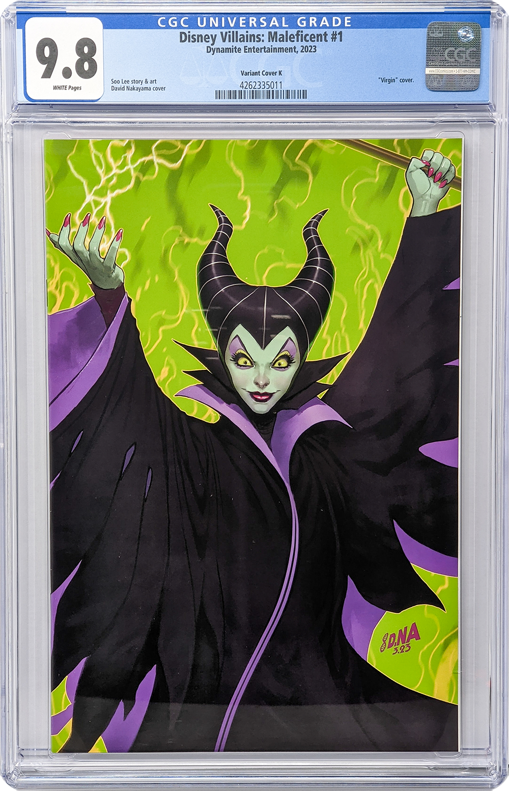 Disney Villains Maleficent #1 Nakayama 1:25 Virgin Edition Variant CGC Universal 9.8