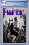 Disney Villains Maleficent #1 1:10 Lee B&W Variant CGC Universal 9.8 GalaxyCon