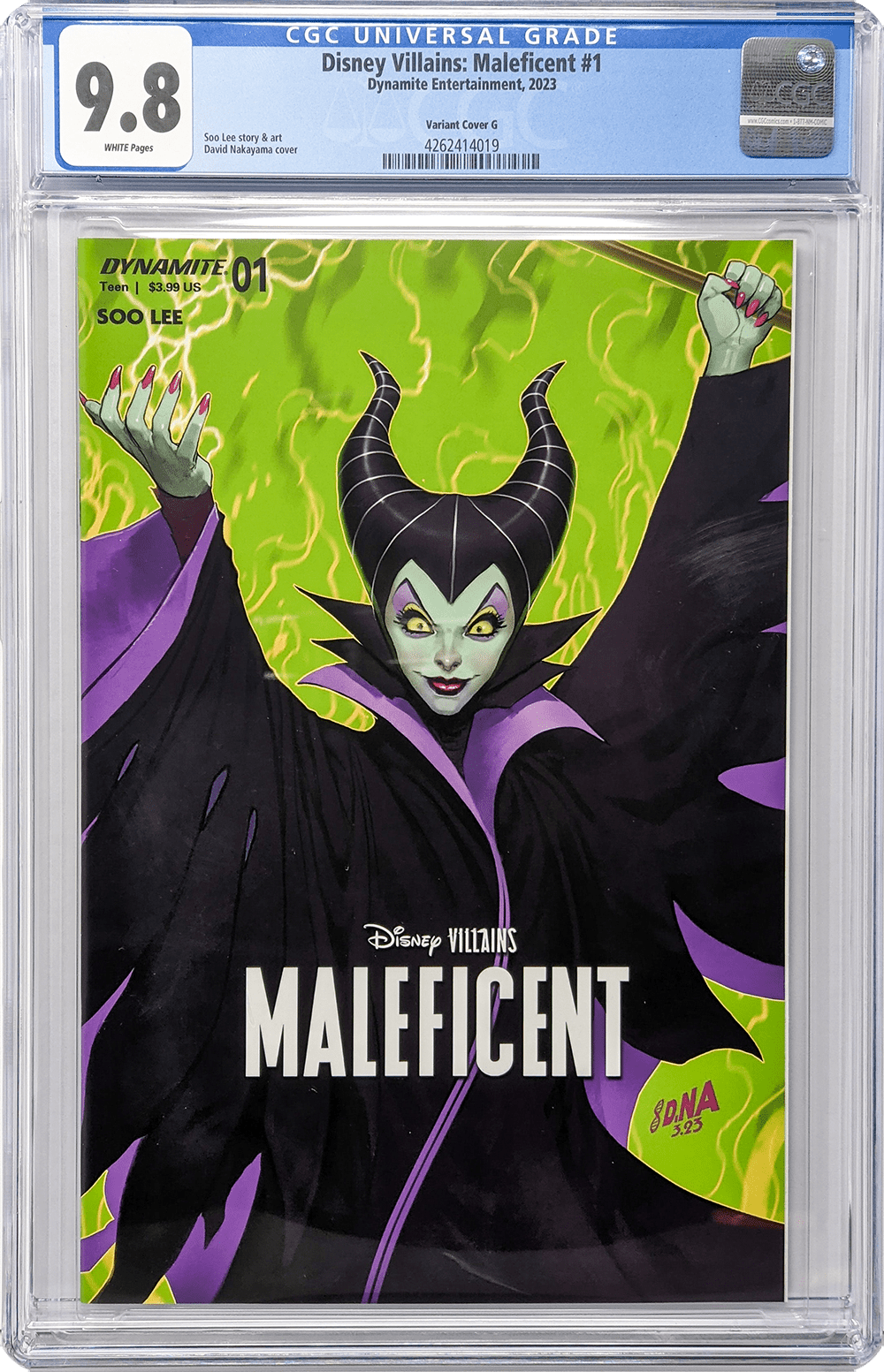 Disney Villains Maleficent #1 1:10 Nakayama Variant CGC Universal 9.8