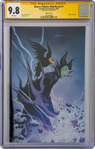 Disney Villains Maleficent #1 Variant Cover R CGC Signature Series 9.8 Signed Jae Lee GalaxyCon