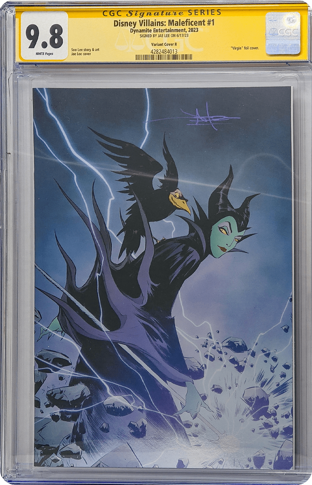 Disney Villains Maleficent #1 Variant Cover R CGC Signature Series 9.8