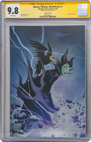 Disney Villains Maleficent #1 Variant Cover R CGC Signature Series 9.8 Signed Jae Lee