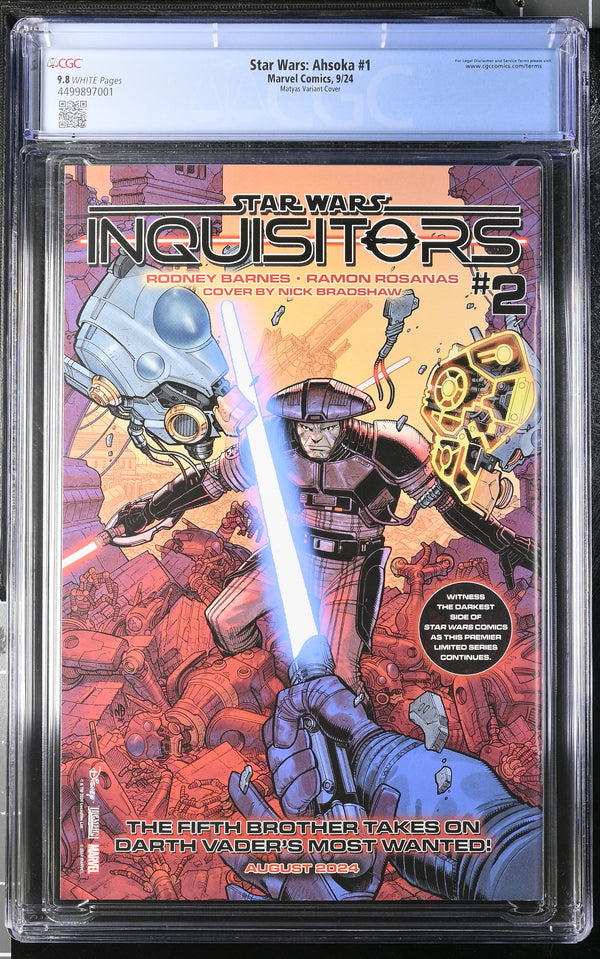 Ahsoka #1 1:10 Concept Art Variant CGC Universal Grade 9.8