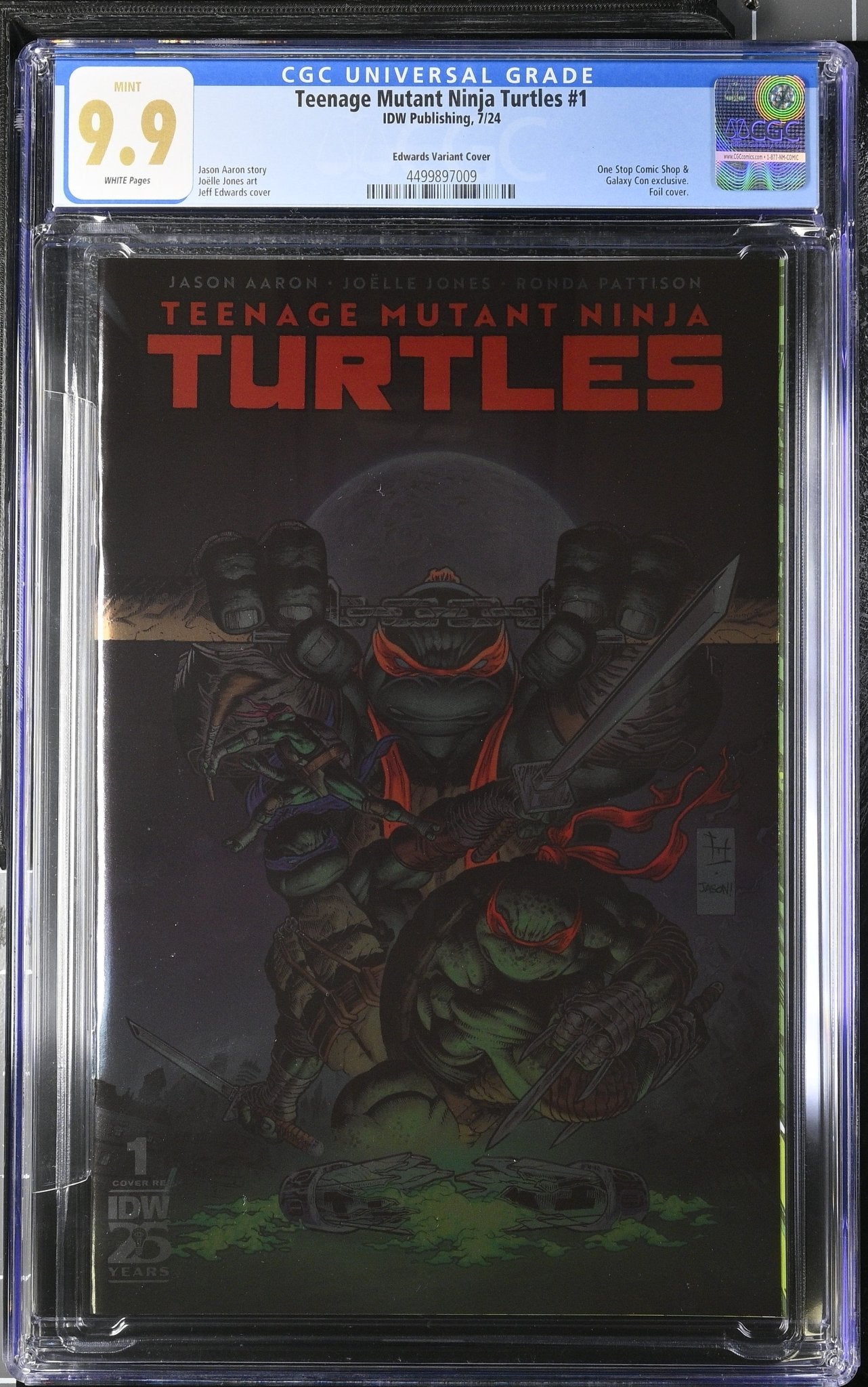 Teenage Mutant Ninja Turtles 2024 #1 Foil Flip Book GalaxyCon / One St