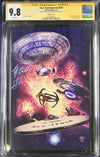 STAR TREK #500 "STAND OFF AT DS9" GALAXYCON VARIANT CGC SS 9.8 Signed by: Jeff Edwards