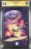 STAR TREK #500 "STAND OFF AT DS9" GALAXYCON VARIANT CGC SS 9.8 Signed by: Jeff Edwards