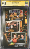 STAR TREK #500 "GARY SEVEN WATCHES" GALAXYCON VARIANT (COLOR) CGC SS 9.8 Signed by: Jeff Edwards