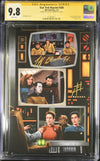 STAR TREK #500 "GARY SEVEN WATCHES" GALAXYCON VARIANT (COLOR) CGC SS 9.8 Signed by: Jeff Edwards