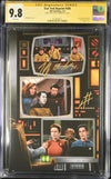 STAR TREK #500 "GARY SEVEN WATCHES" GALAXYCON VARIANT (COLOR) CGC SS 9.8 Signed by: Jeff Edwards