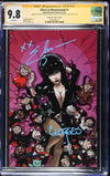 Elvira In Monsterland #1 GalaxyCon Exclusive Virgin Variant CGC SS 9.8 Signed by: Cassandra Peterson & Georges Jeanty