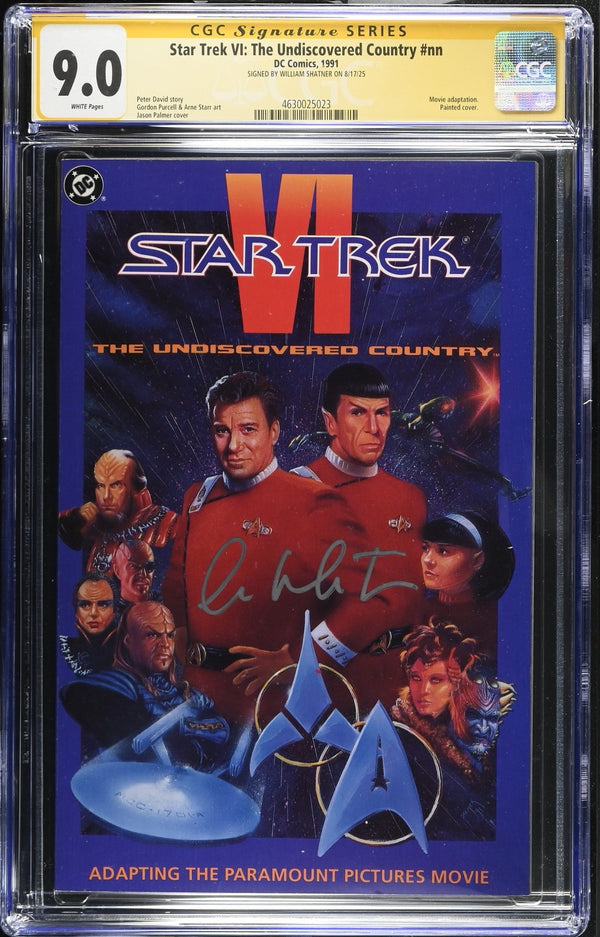 Star Trek VI: The Undiscovered Country #nn CGC SS 9.0 Signed By: William Shatner