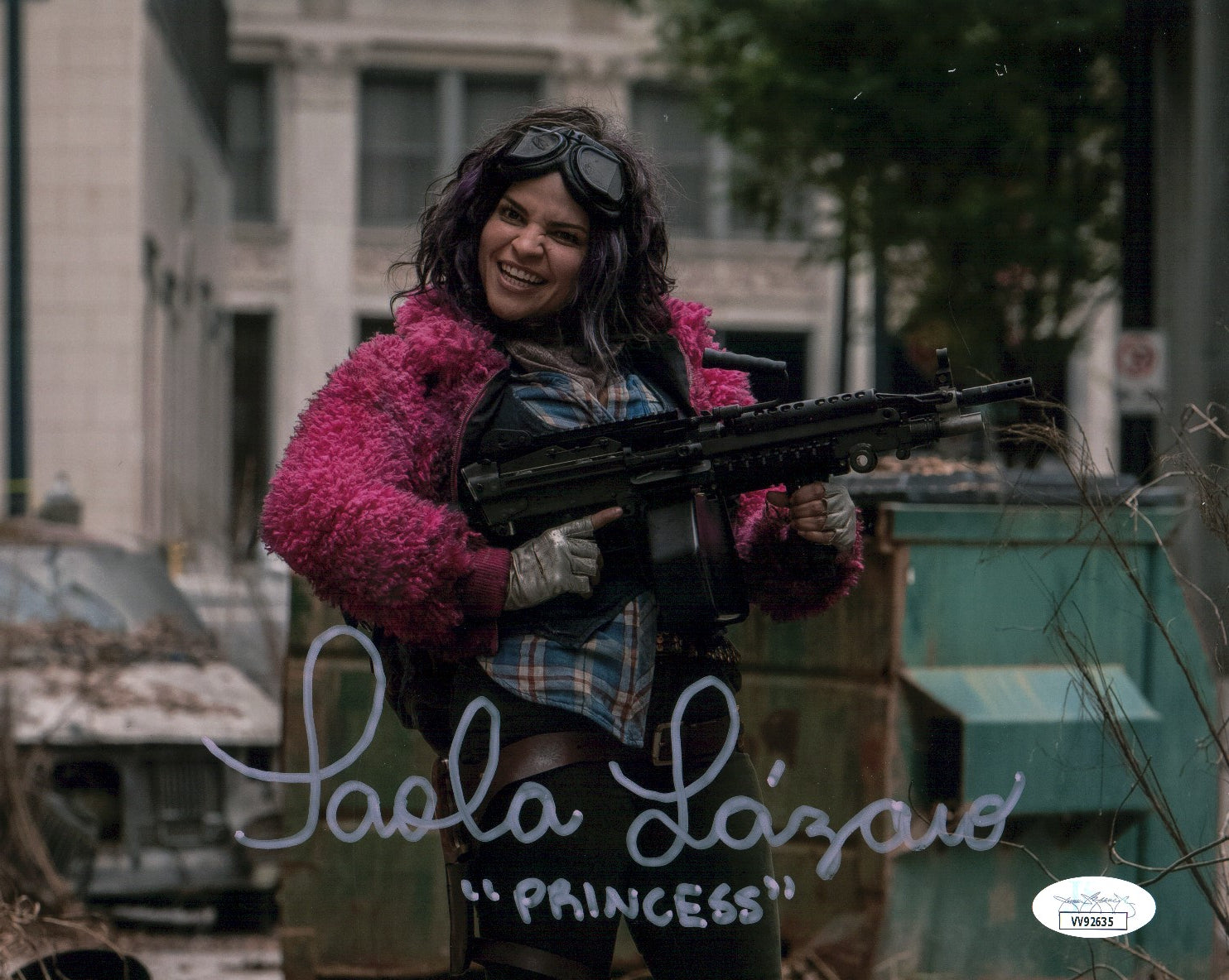 Paola Lazaro Princess in The Walking Dead 8x10 Photo Signed Autograph JSA Certified COA
