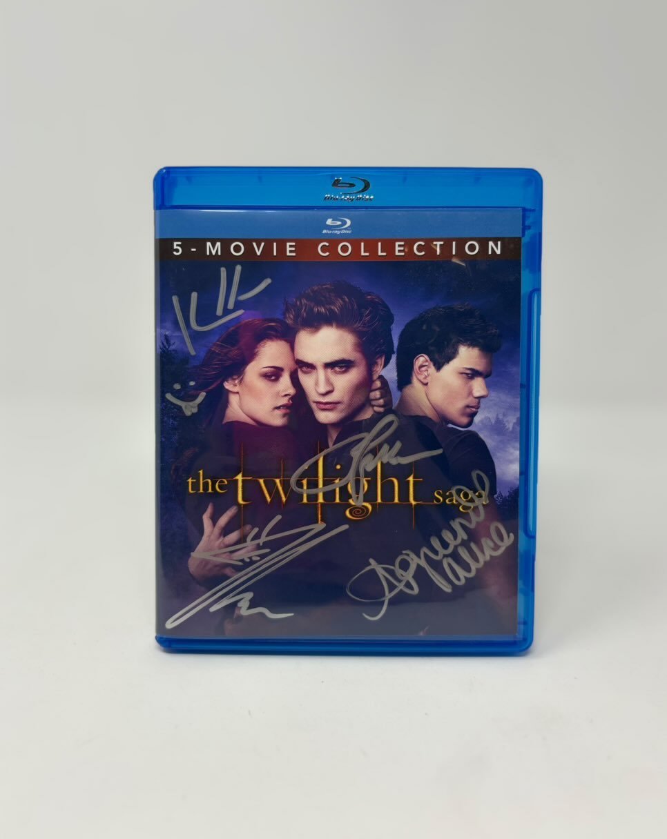 Twilight Cast Signed DVD Collection JSA Certified