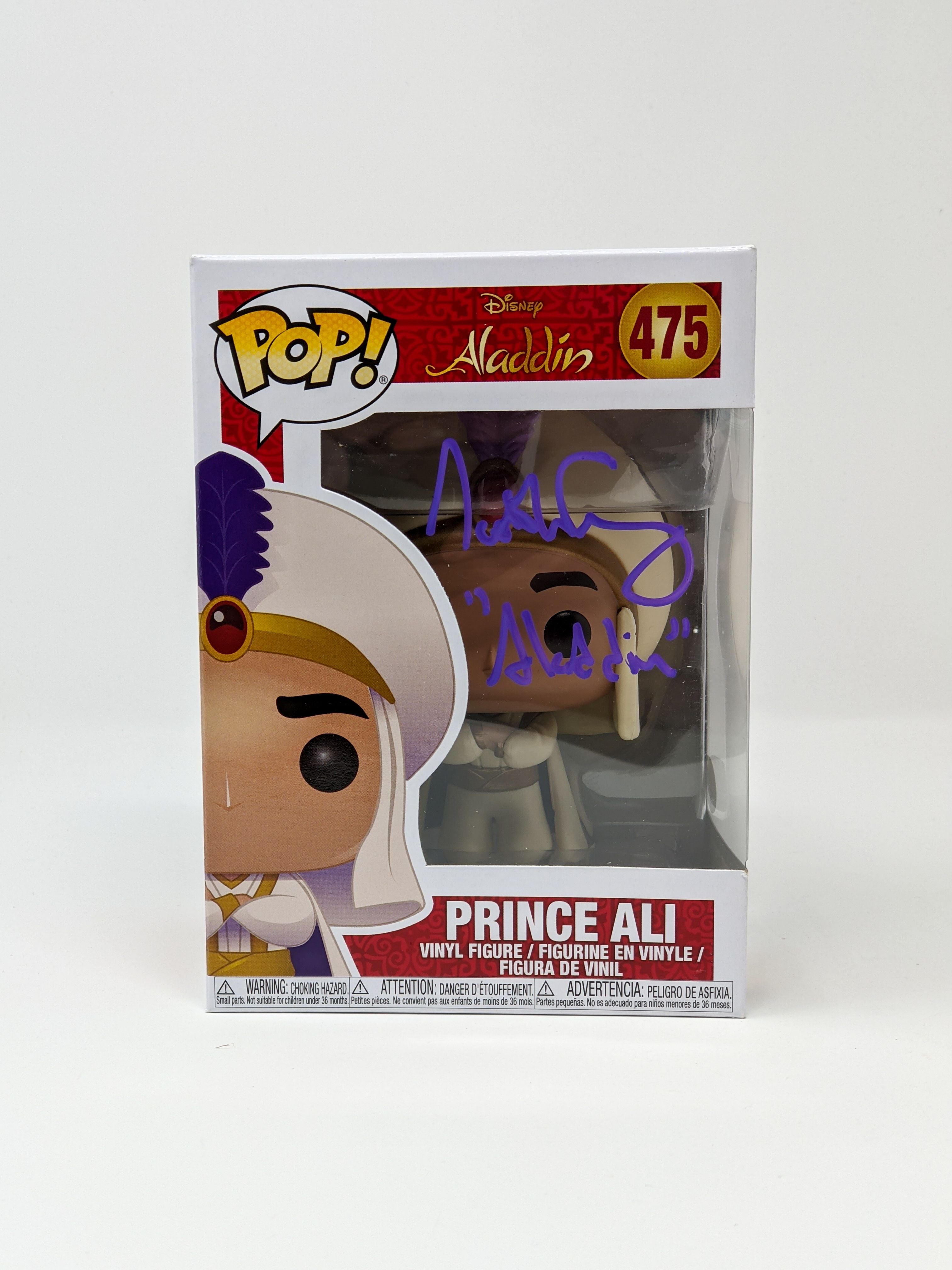 Scott Weinger Disney Aladdin Prince Ali #475 Signed Funko Pop JSA Certified Autograph GalaxyCon