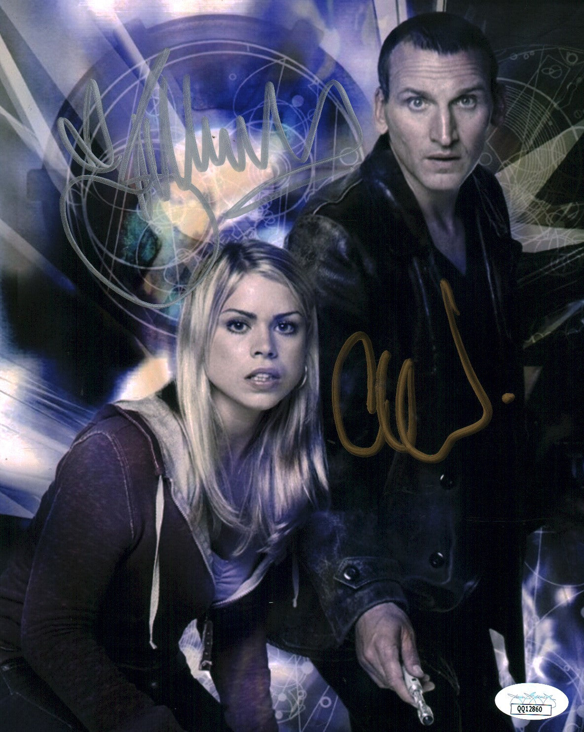 Doctor Who 8x10 Photo Signed Autograph Eccleston Piper JSA Certified COA GalaxyCon