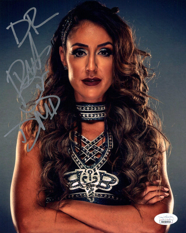 Britt Baker AEW Wrestling 8x10 Signed Photo JSA Certified Autograph
