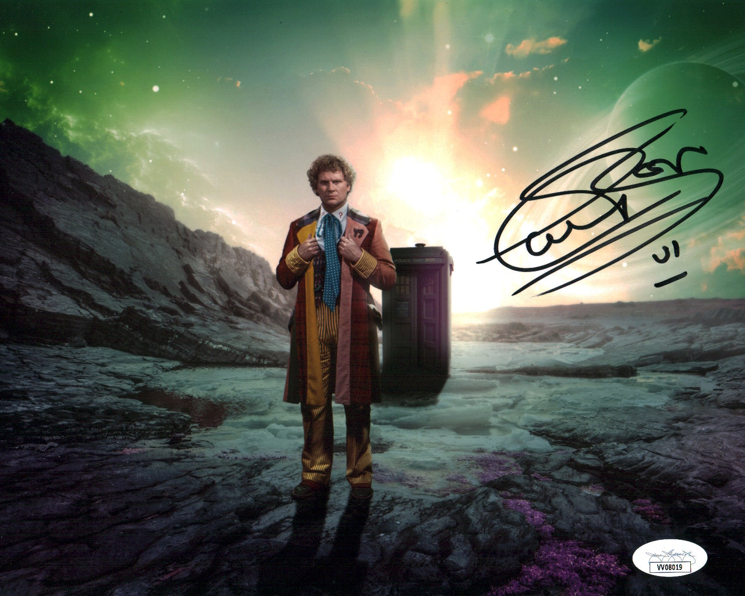 Colin Baker Doctor Who 8x10 Signed Photo JSA COA Certified Autograph