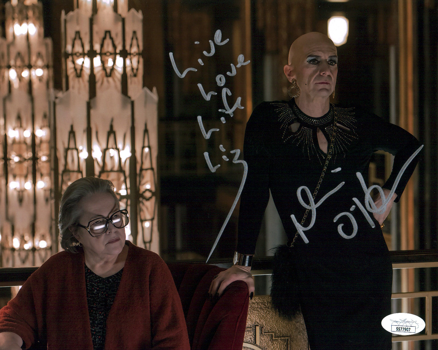 Denis O'Hare American Horror Story Hotel 8x10 Signed Photo JSA COA Certified Autograph