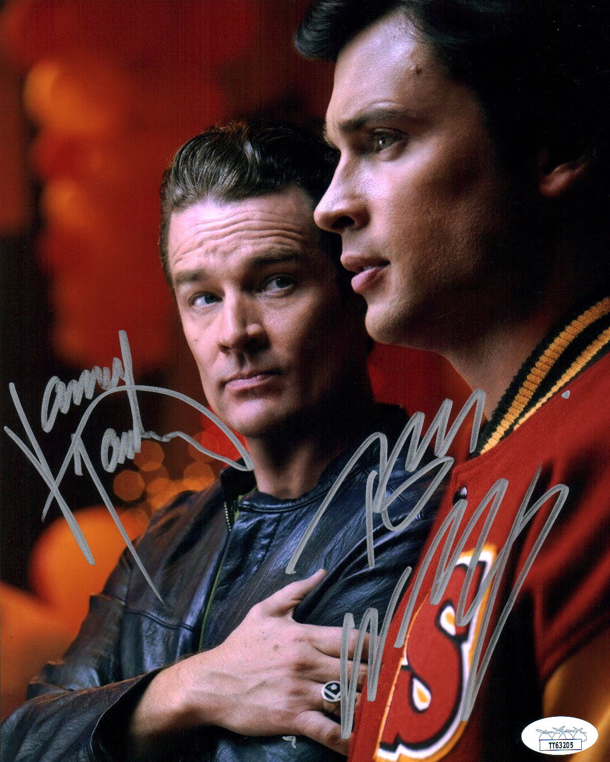 Smallville 8x10 Signed Photo Marsters Welling JSA COA Certified Autograph