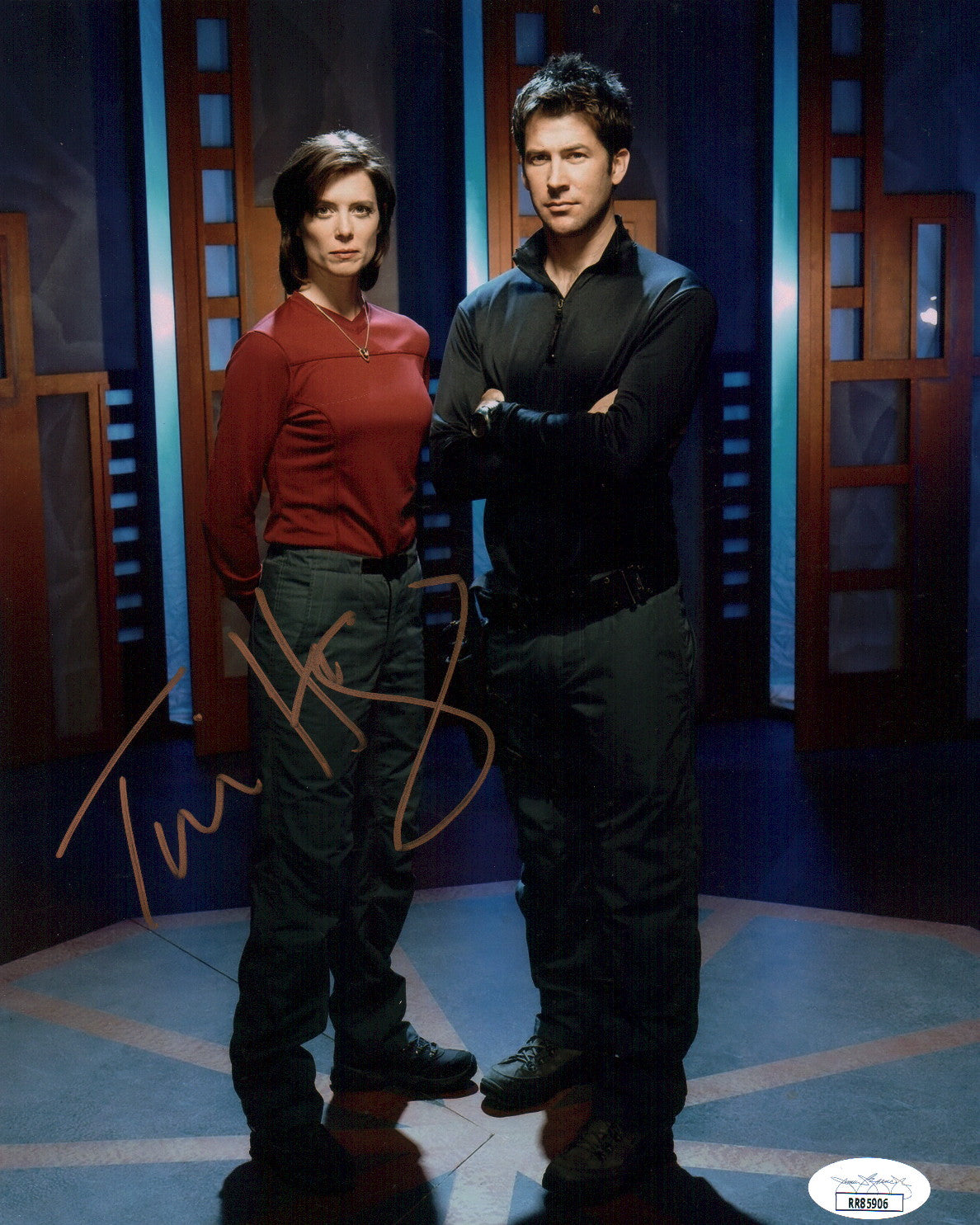Torri Higginson Stargate Atlantis 8x10 Signed Photo JSA COA Certified Autograph